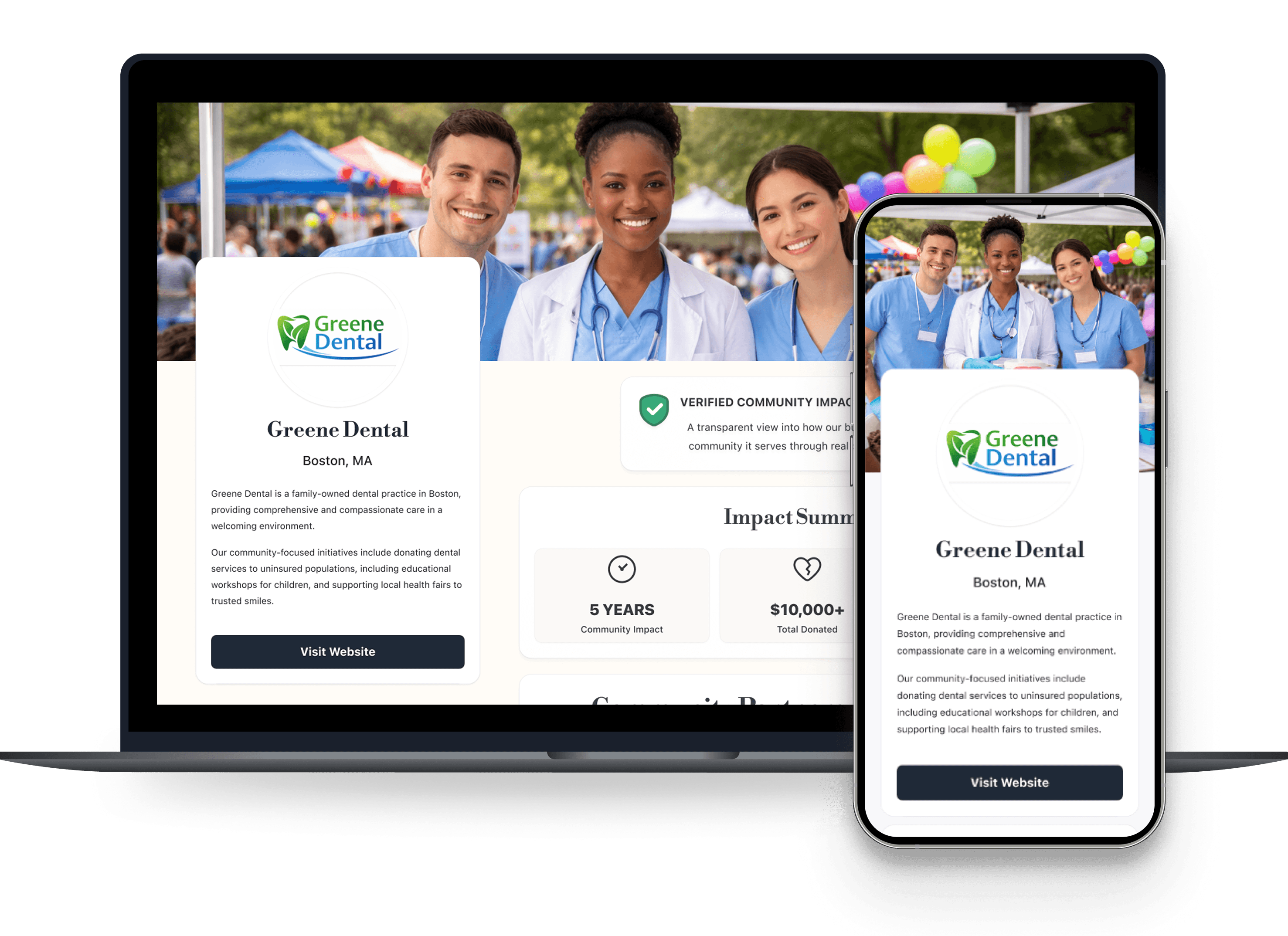 MasterGiver dashboard